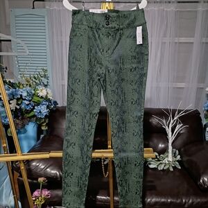 New Seven7 Dark Patterned Pants